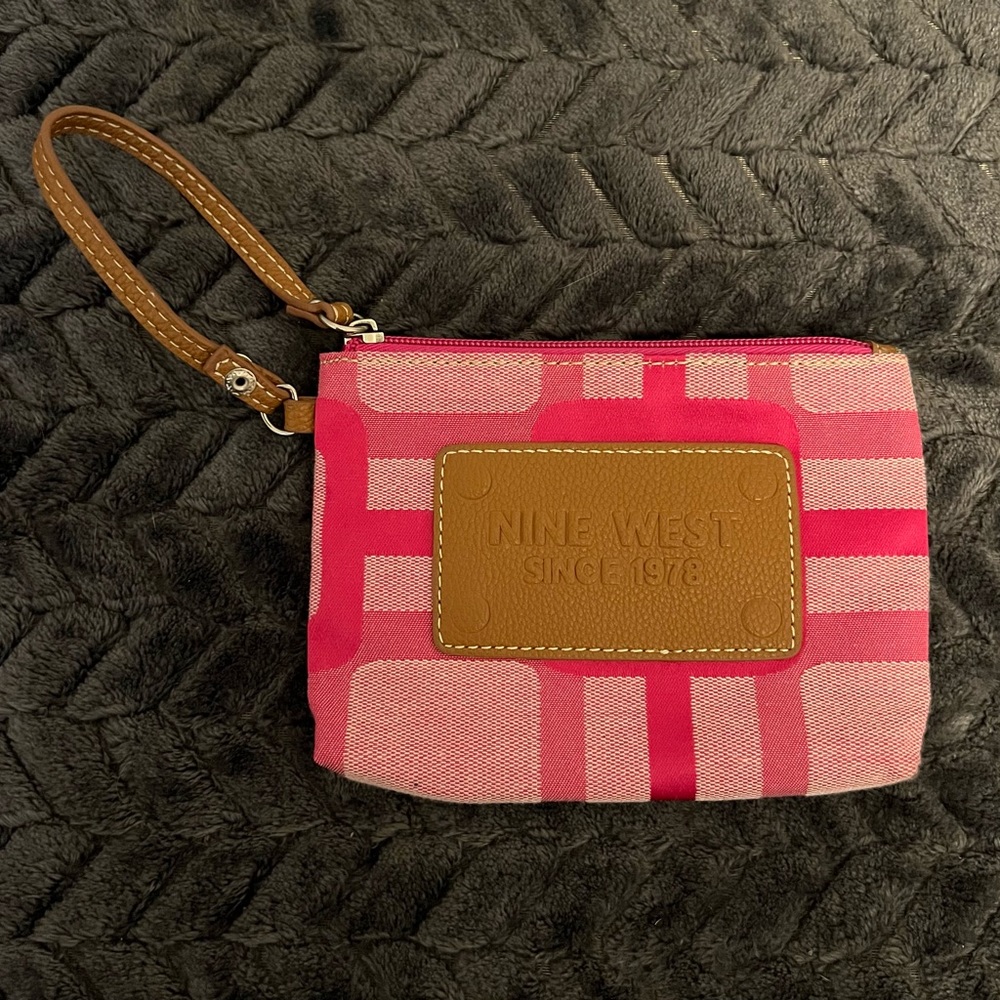 Nine West Pink Mini Wristlet